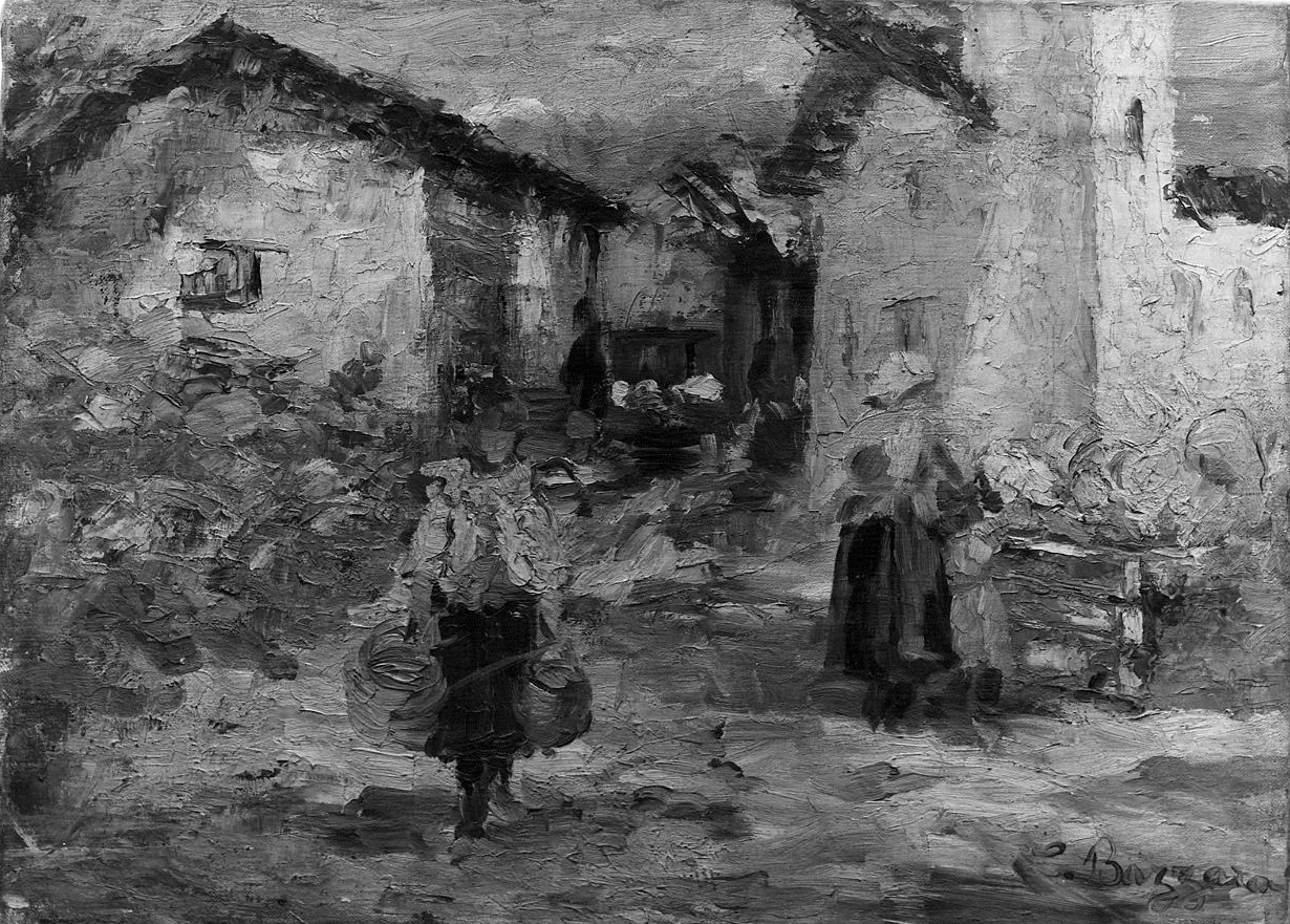 Lavoratori di rirtorno a casa - Museo Civico, Pescia